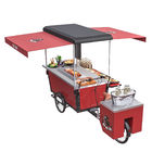 3-kołowy mobilny wózek do piwa Barbecue Trike Barbecue Vending Cart