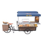 Składany stół roboczy Hot Dog Street Vending Cart 300KG Load