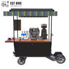 350w Food Van Vending Coffee Bike Cart Metalowa rama