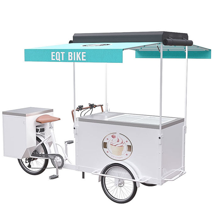 Wózek na rowery o dużej ładowności z lodami Wózek z czystej stali Zatwierdzenie CE