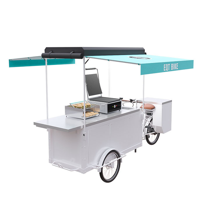 Electric Luxury Burger Food Cart Indywidualne dostosowanie Zaakceptowany certyfikat CE