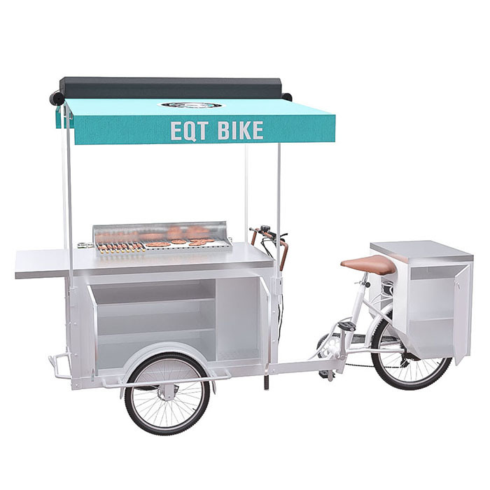 Mobile Street Vending BBQ Food Bike Certyfikat CE 1 rok gwarancji