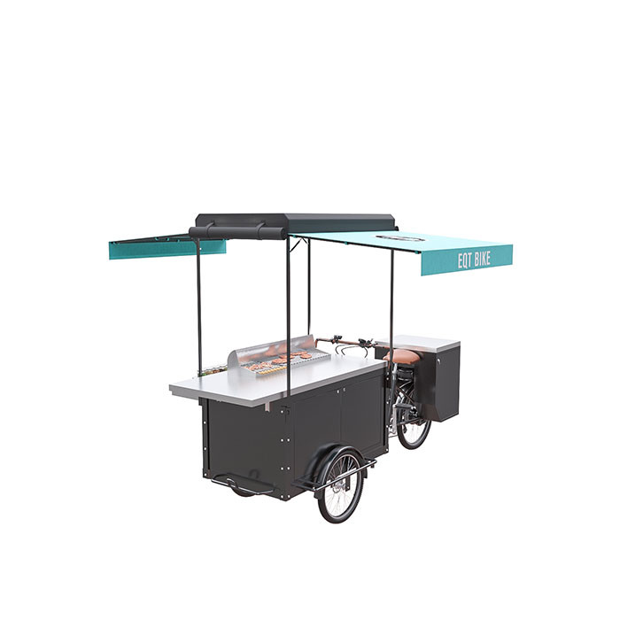 Elektryczny skuter do grilla do przygotowywania i sprzedaży smacznych potraw z grilla