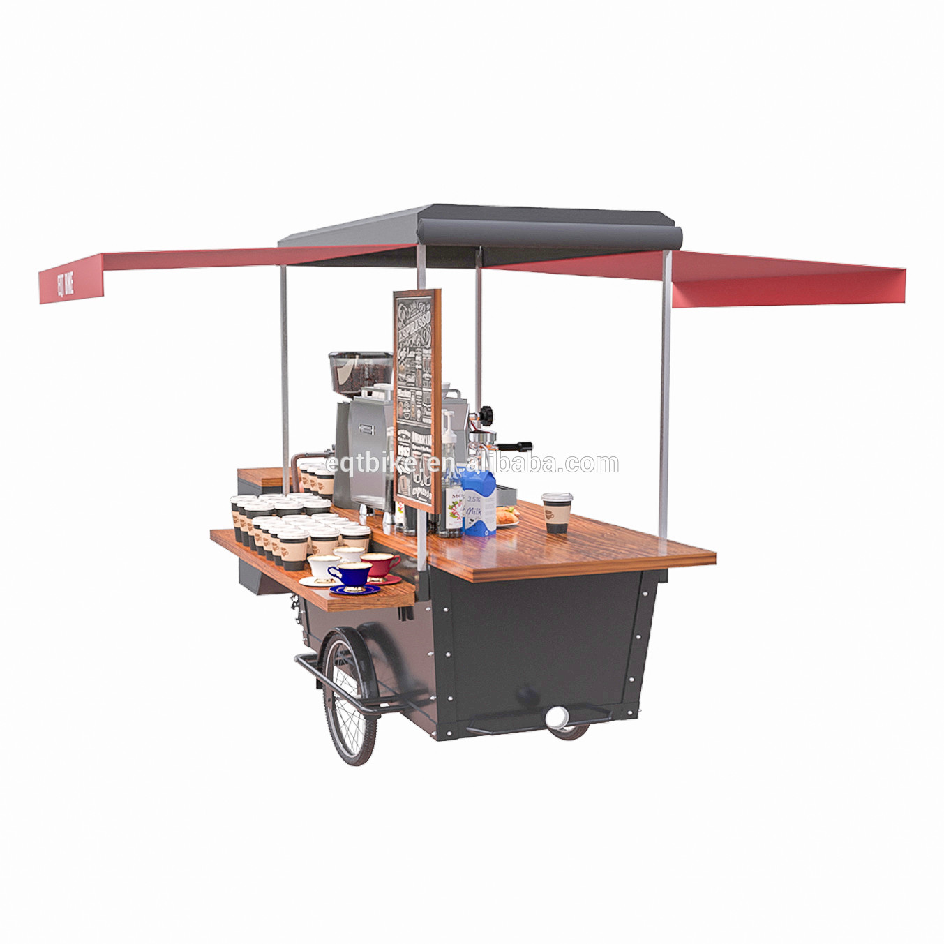 Konstrukcja automatu vendingowego Trójkołowy wózek na kawę 25 °