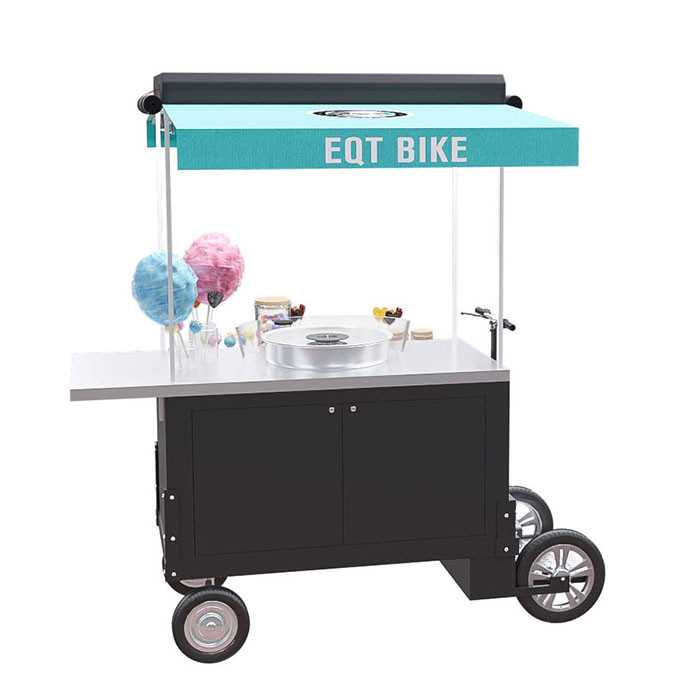 350W 25 ° Wspinaczkowy wózek na żywność OEM Cotton Candy Bike