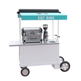 Komercyjny wózek do kawy z kawą Obudowa z czystej stali Wygodna do załadunku i transportu