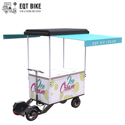 EQT Gorąca sprzedaż Wysokiej jakości odkryty rower do lodów 4-kołowy elektryczny automat do lodów rower trójkołowy zamrażarka