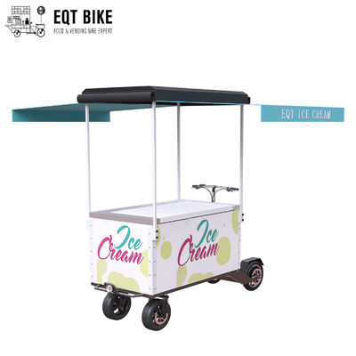 EQT Commercial Ice Cream Cart Electric Cargo Bike Scooter Freezer Trójkołowy do sprzedaży zimnych napojów